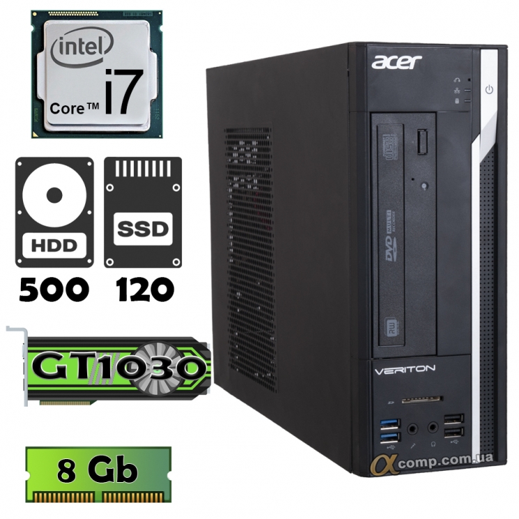 Acer X2632G (i7 4770 • GT1030 • 8Gb • 500Gb • ssd 120Gb) SSF
