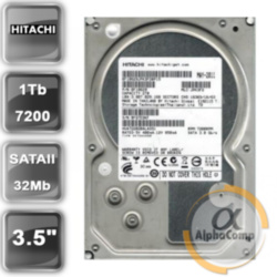 Жесткий диск 3.5" 1Tb Hitachi HUA721010KLA330 (32Mb • 7200 • SATAII) БУ