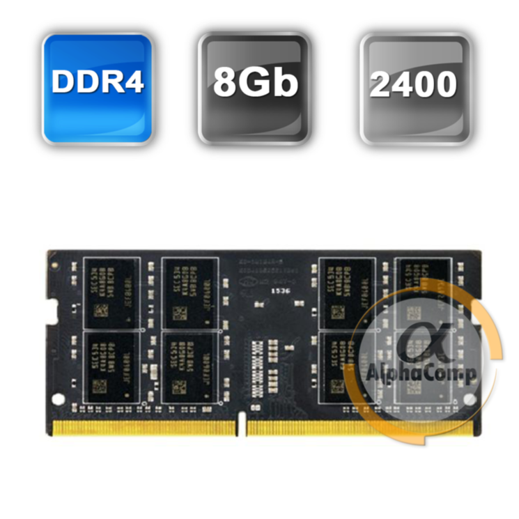 Модуль памяти SODIMM DDR4 8Gb Team (TED48G2400C16-S01) PC4-19200 2400