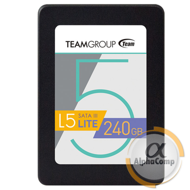 Накопитель SSD 2.5" 240GB Team L5 Lite T2535T240G0C101 (SATA III, 400/530)