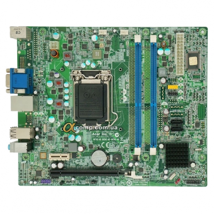 Материнська плата Acer H61H2-AD (H61 • 2×DDR3 • 1155 • gen 2) БВ
