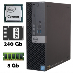 Dell OptiPlex 3040 (Celeron G3900 • 8Gb • 240Gb)