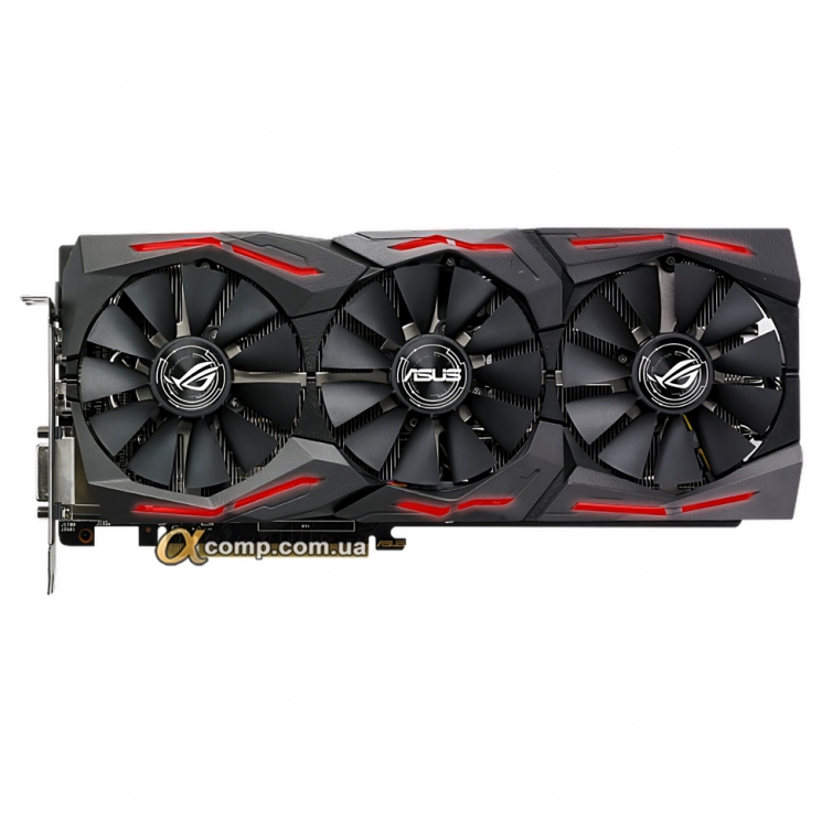 Відеокарта Asus Strix RX580 (8Gb • 256bit) ROG-STRIX-RX5480-T8G-GAMING БВ