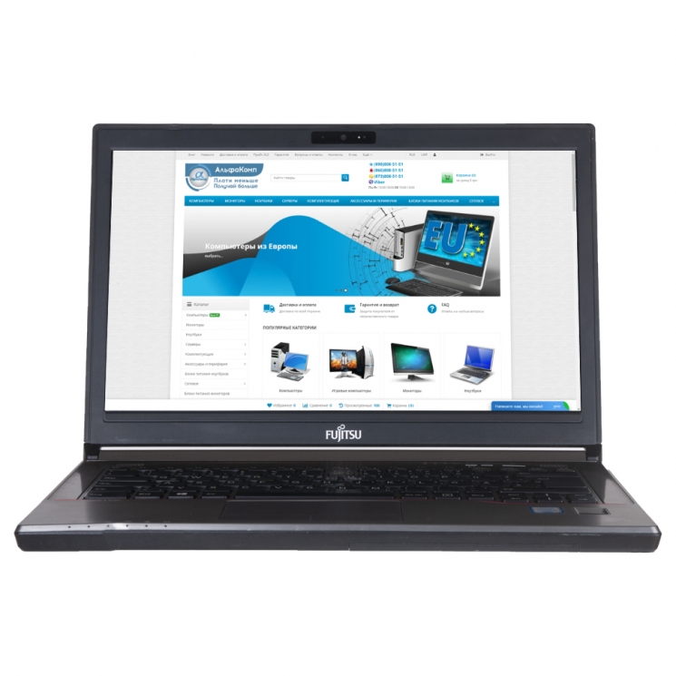 Ноутбук Fujitsu LifeBook E746 (14" • i5 6300u • 16Gb • ssd 120gb) БУ
