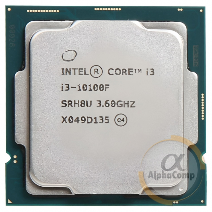 Процесор Intel Core i3 10100F (4×3.60GHz • 12Mb • 1200) БВ