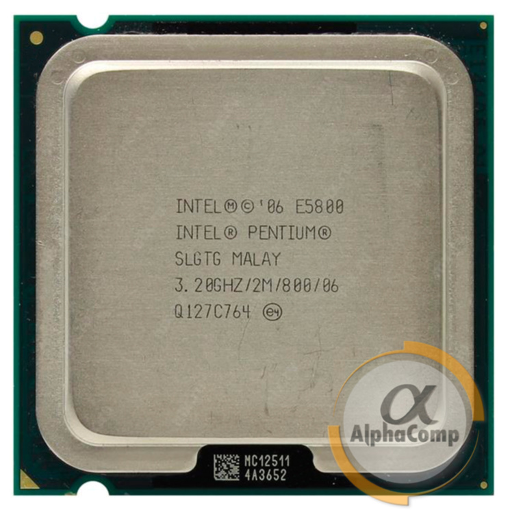 Процессор Intel Pentium Dual Core E5800 (2×3.20GHz/2Mb/s775) БУ