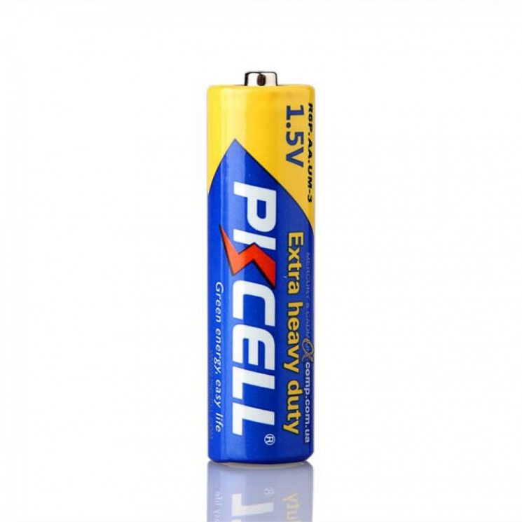 Батарейка АА 1,5V PKCELL солевая
