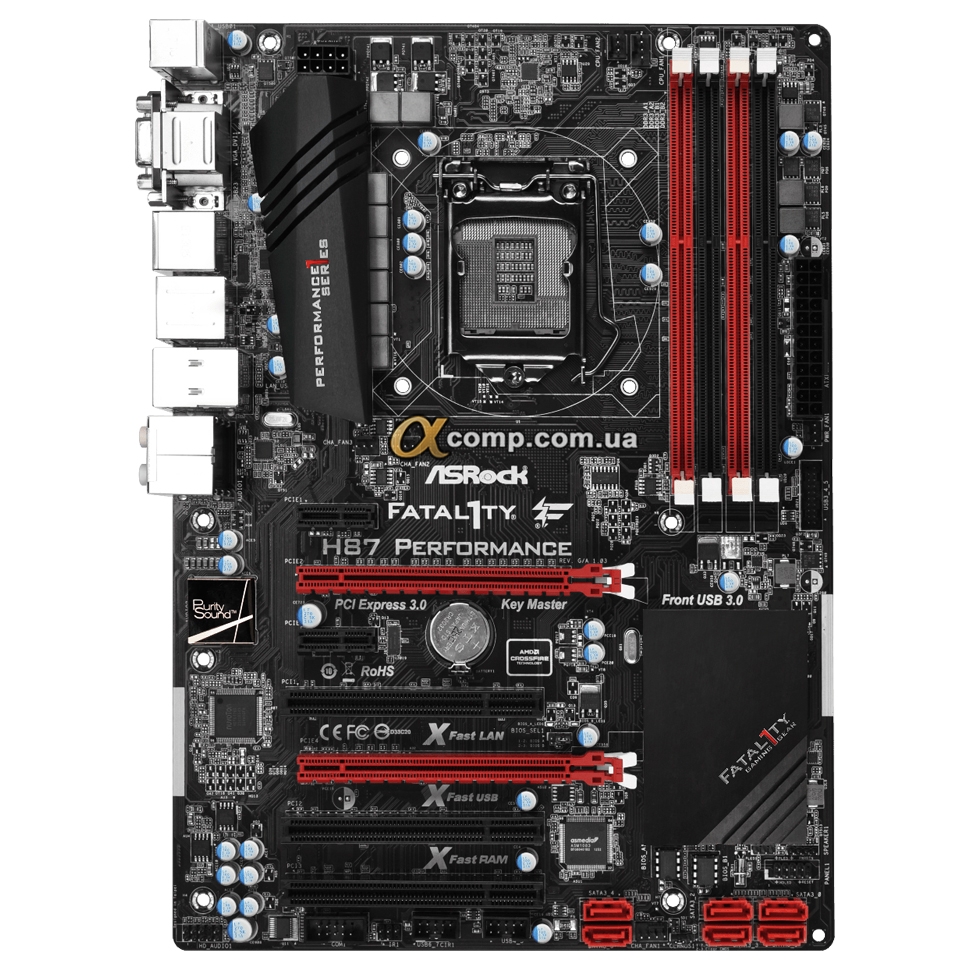 Материнская плата ASRock Fatal1ty H87 Performance (1150 • H87 • 4xDDR3 ...