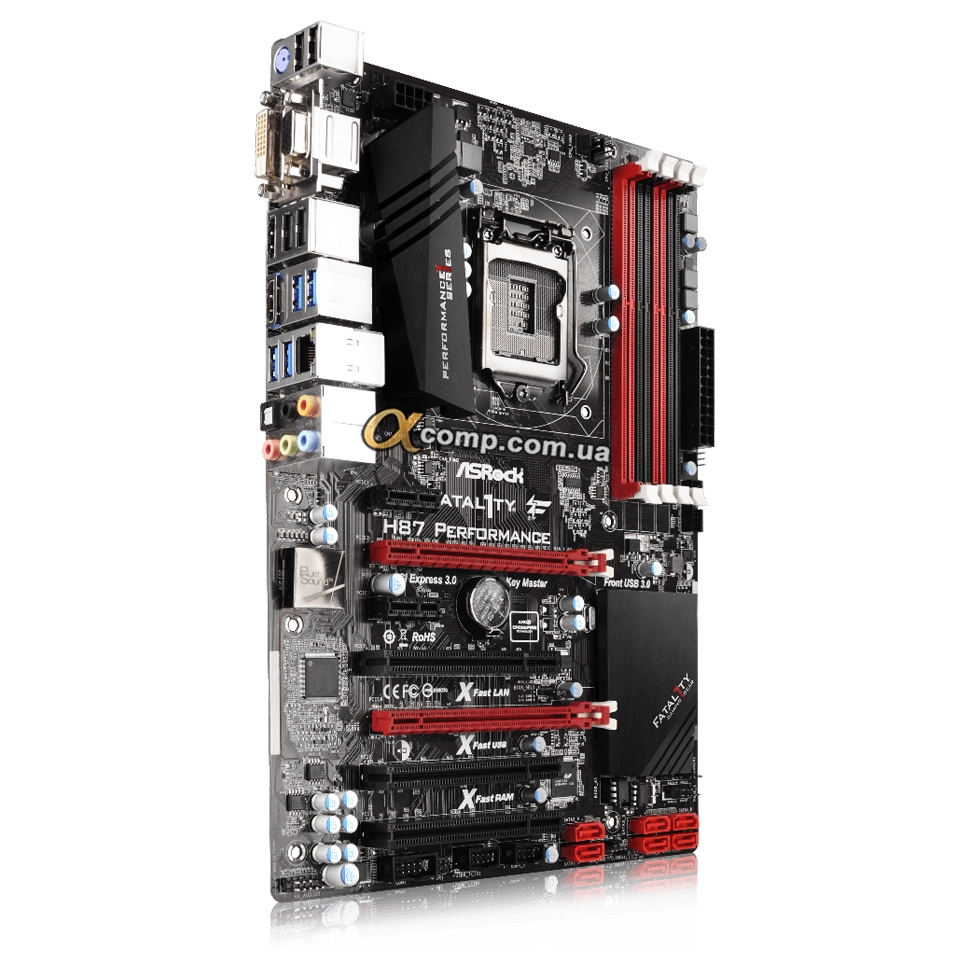 Материнская плата ASRock Fatal1ty H87 Performance (1150 • H87 • 4xDDR3 ...