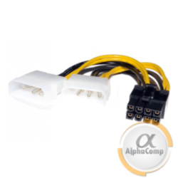 Кабель питания MOLEX×2 - 8pin Pci-E