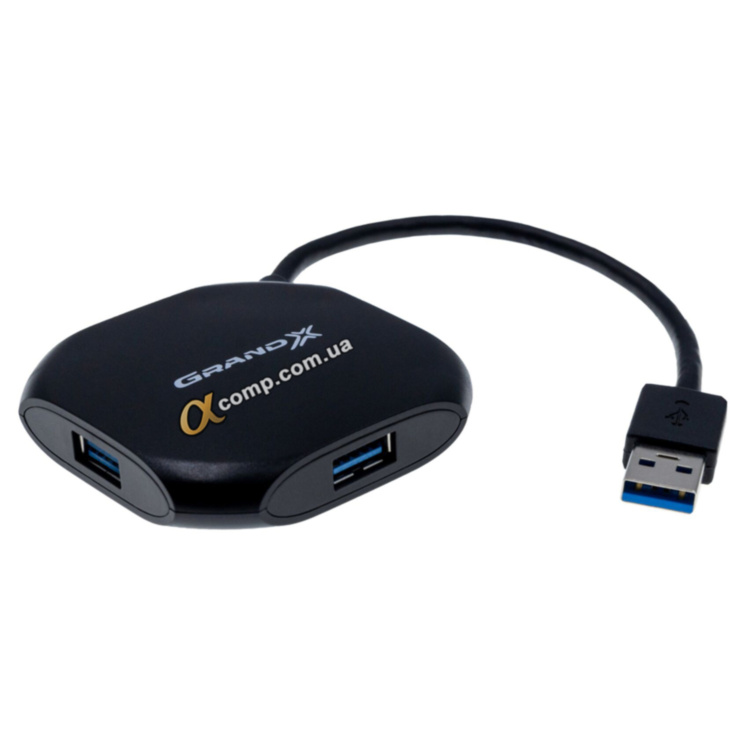 Хаб USB 3.0 Grand-X Travel 4 порта (GH-415)