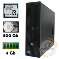 Компьютер HP EliteDesk 800 G1 SFF (i3 4130 • 4Gb • 500Gb) SFF БУ
