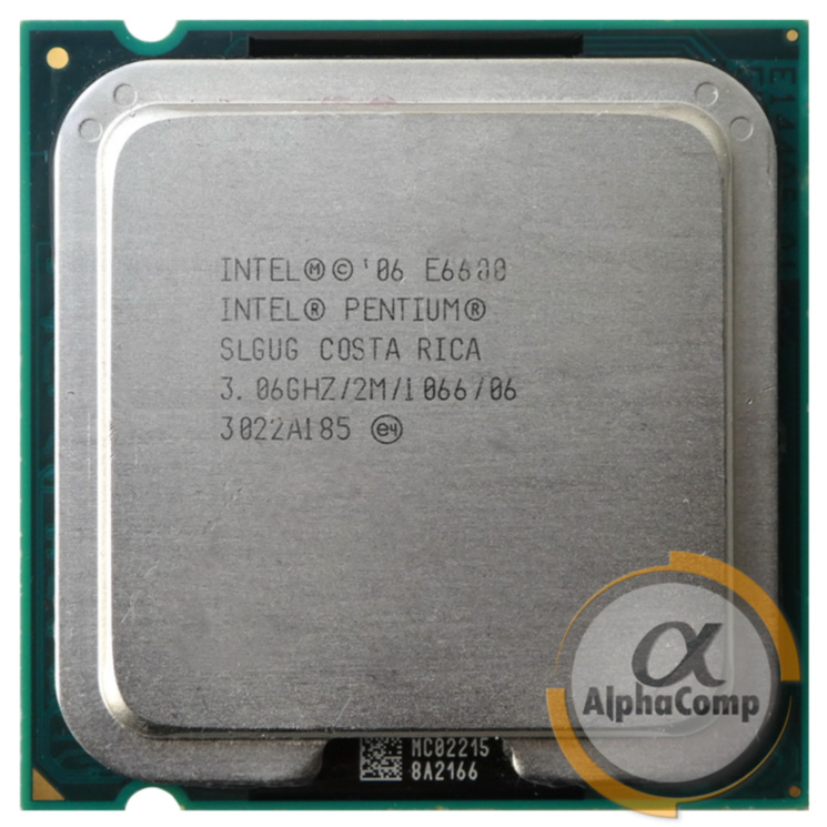 Процессор Intel Pentium Dual Core E6600 (2×3.06GHz/2Mb/s775) БУ