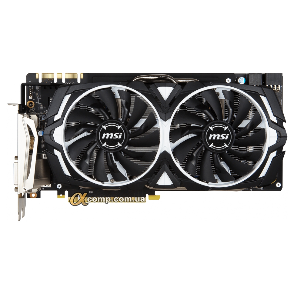 Видеокарта MSI GTX1080 (8GB • GDDR5 • 256bit) GTX 1080 ARMOR 8G OC БУ ...