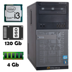 Компьютер Dell 990 (i3-2100/4Gb/ssd 120Gb) БУ