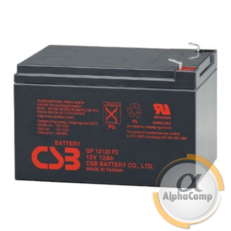 Аккумуляторная батарея CSB Battery GP12120 F2 12Ah 12V orig