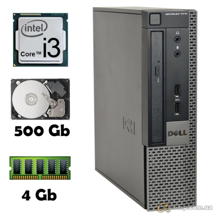 Компьютер Dell 7010 (i3-2100/4Gb/500Gb) desktop БУ