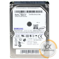 Жесткий диск 2.5" 320Gb Samsung HM321HI (8Mb/5400/SATAII) БУ