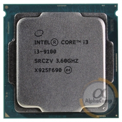 Процессор Intel Core i3 9100 (4×3.60GHz • 6Mb • 1151-v2) БУ