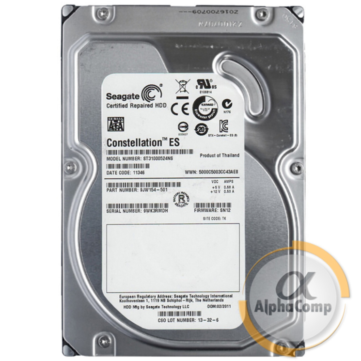 Жесткий диск 3.5" 1Tb Seagate ST31000524NS (32Mb/7200/SATAII) БУ