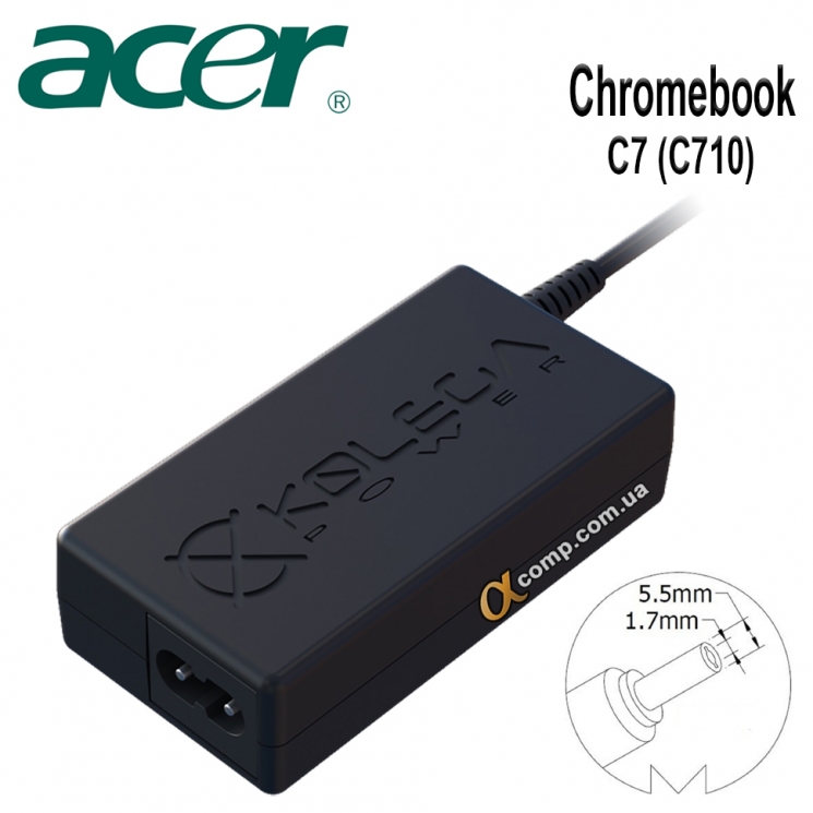 Блок питания ноутбука Acer Chromebook C7 (C710)