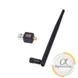 Адаптер USB WiFi Wireless (802.11n/150M/антенна 3dBi) OEM