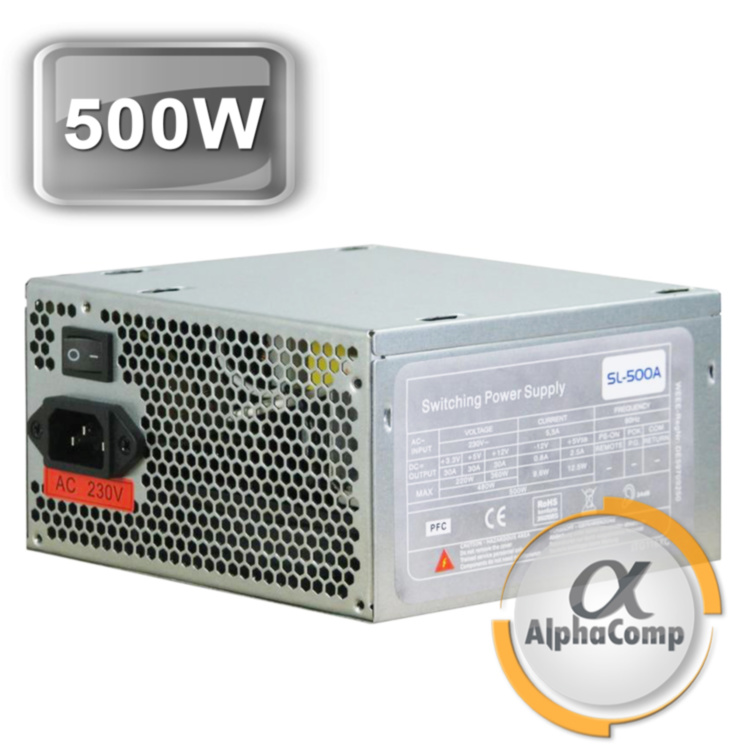 Блок питания 500W Inter-Tech SL-500A БУ