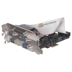 Контролер PCIe - COM & LPT ST-Lab (4xCOM • 1xLPT) БВ