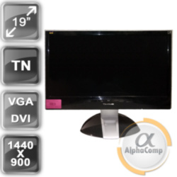 Монитор 19" ViewSonic VA1938wm(16:10/VGA/DVI/колонки) Class B БУ