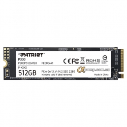 Накопичувач SSD M.2 512Gb Patriot P300 M.2 2280 PCIe 3.0 ×4 NVMe TLC (P300P512GM28) 1100/1700