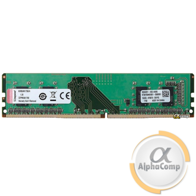 Модуль памяти DDR4 4Gb Kingston (KVR24N17S6/4) 2400