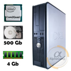 Компьютер Dell 380 (Core2Quad Q9300/4Gb/500Gb) БУ
