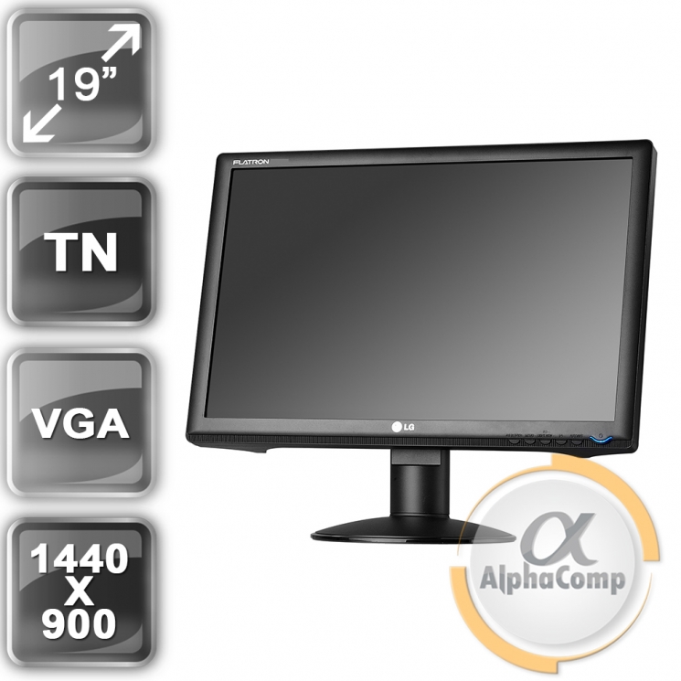 Монитор 19" LG W1934-BN (16:10/VGA) class A БУ