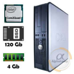 Компьютер Dell 380 (Core2Quad Q9300/4Gb/ssd 120Gb) БУ