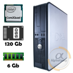 Компьютер Dell 380 (Core2Quad Q9300/6Gb/ssd 120Gb) БУ