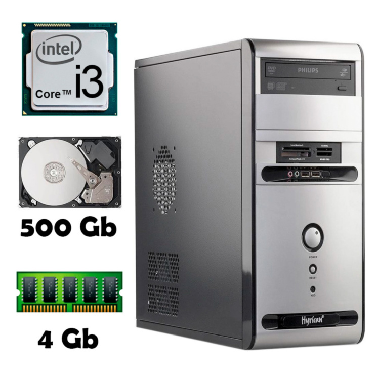 AlphaPC (i3 3210 • 4Gb • 500Gb) R3-T001