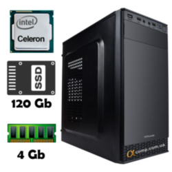 AlphaPC (Celeron G3900 • 4Gb • ssd 120Gb) R6-T101