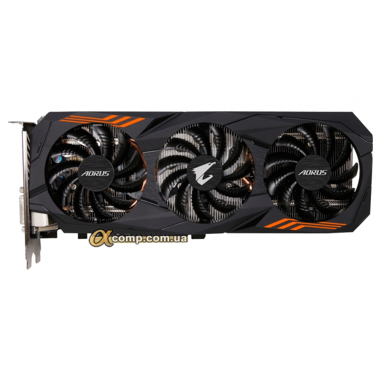 Видеокарта Gigabyte GTX1060 (6GB/GDDR5/192bit/DVI/HDMI/DP) GV-N1060AORUS-6GD БУ