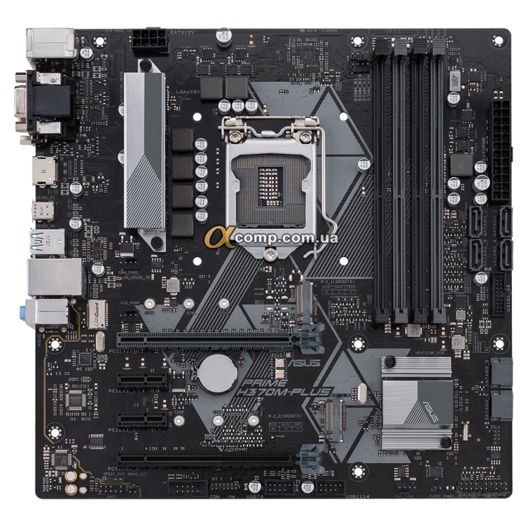 Материнская плата Asus Prime H370M-PLUS (1151-v2 • H370 • 4xDDR4) БУ