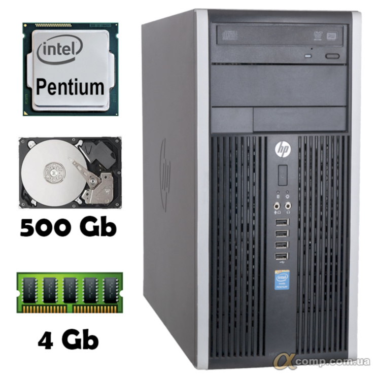 Компьютер HP 6300 (Pentium G2020/4Gb/500Gb) БУ