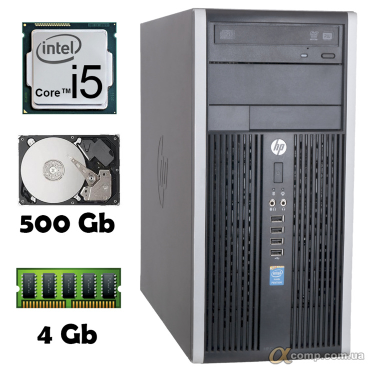 Компьютер HP 6300 (i5-2300/4Gb/500Gb) БУ
