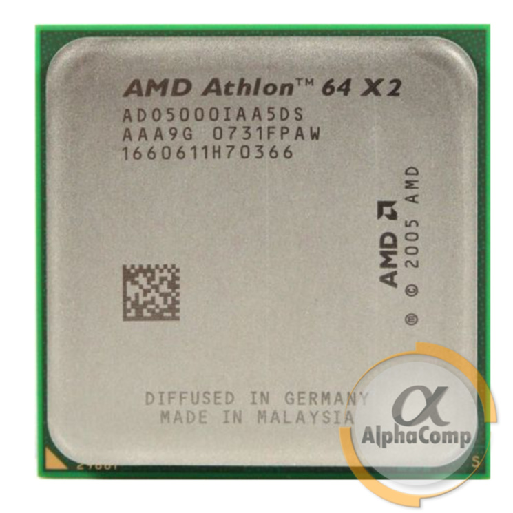 Процессор AMD Athlon 64 X2 5000+ (2×2.60GHz/1Mb/AM2) БУ