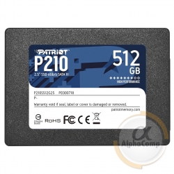 Накопитель SSD 2.5" 512Gb Patriot P210 (P210S512G25)
