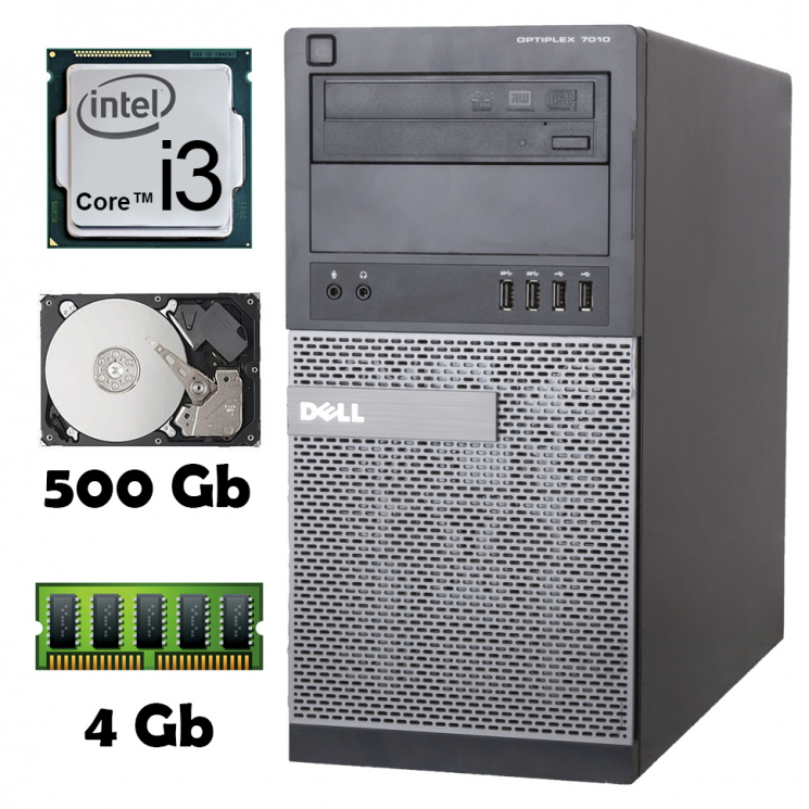 Dell 7010 (i3-2100 • 4Gb • 500Gb) MT