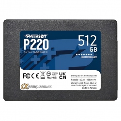 Накопитель SSD 2.5" 512Gb Patriot (P220S512G25)