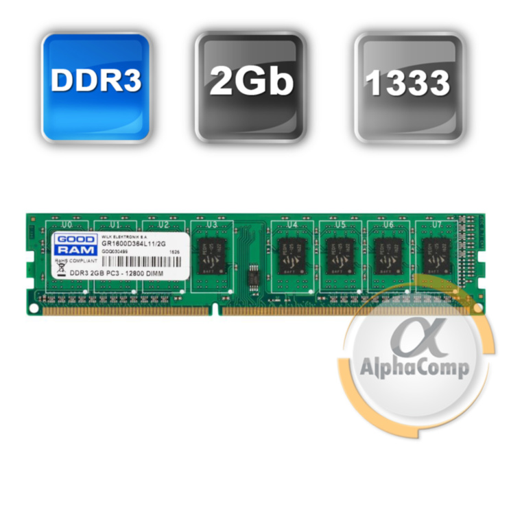 Модуль памяти DDR3 2Gb Goodram (GR1600D364L11/2G) 1600