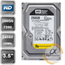 Жесткий диск 3.5" 250Gb WD WD2502ABYS (8Mb/7200/SATAII) БУ