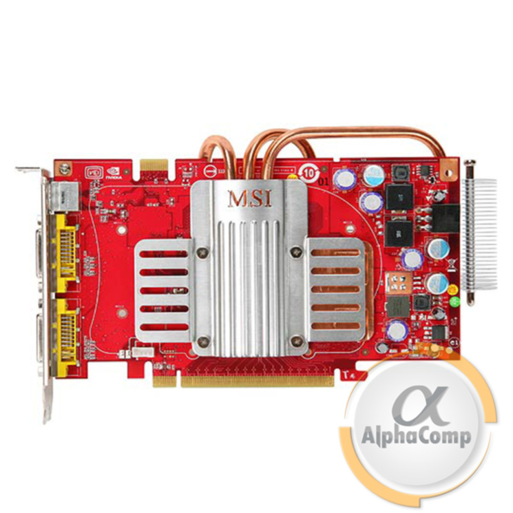 Видеокарта PCI-E NVIDIA MSI 8600GTS (256Mb/DDR2/128bit/DVI/VGA/TV) БУ
