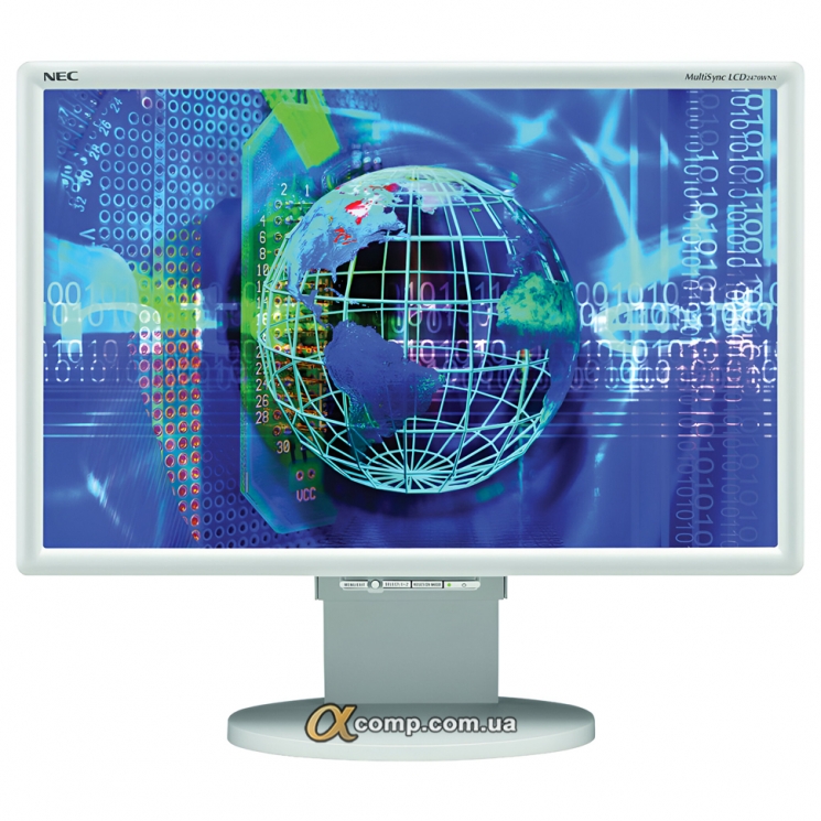 Монитор 24" NEC LCD2470WNX (PVA • 16:10 • DVI • VGA • USB) БУ уценка