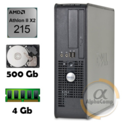 Компьютер Dell 580 (AMD Athlon II X2 215/4Gb/500Gb) БУ
